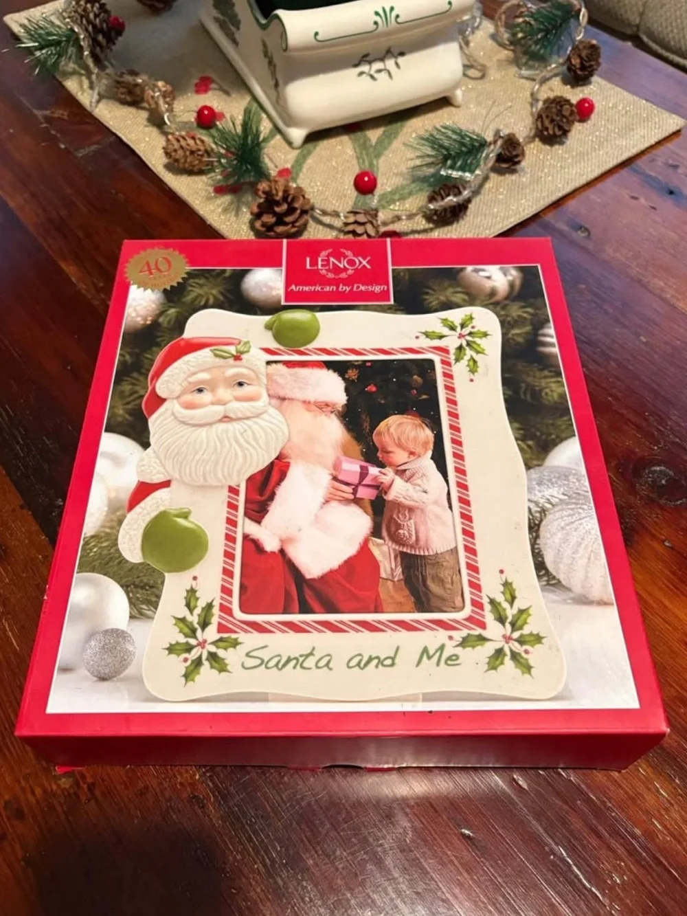 Lenox ‘Santa and Me’ Holiday Frame - 40th Anniversary Edition (2014)